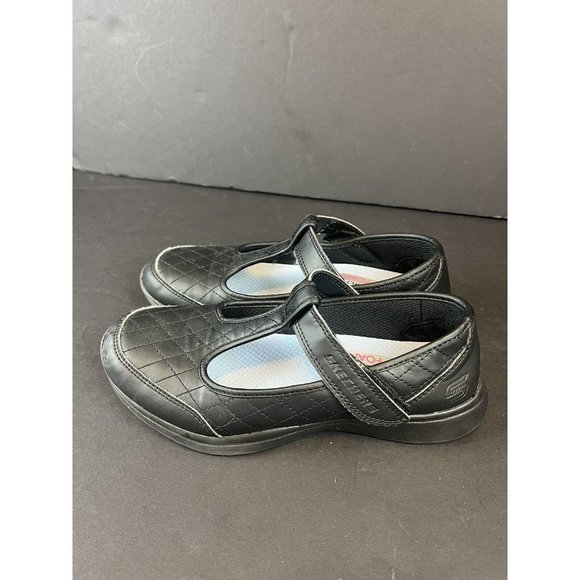 Skechers Microstrides School Trendz Black T-Strap‎ Mary Janes 85716L Size 4 - Picture 4 of 7